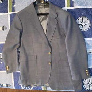 Vintage - Mikael York collection men’s gray size 50R suit jacket